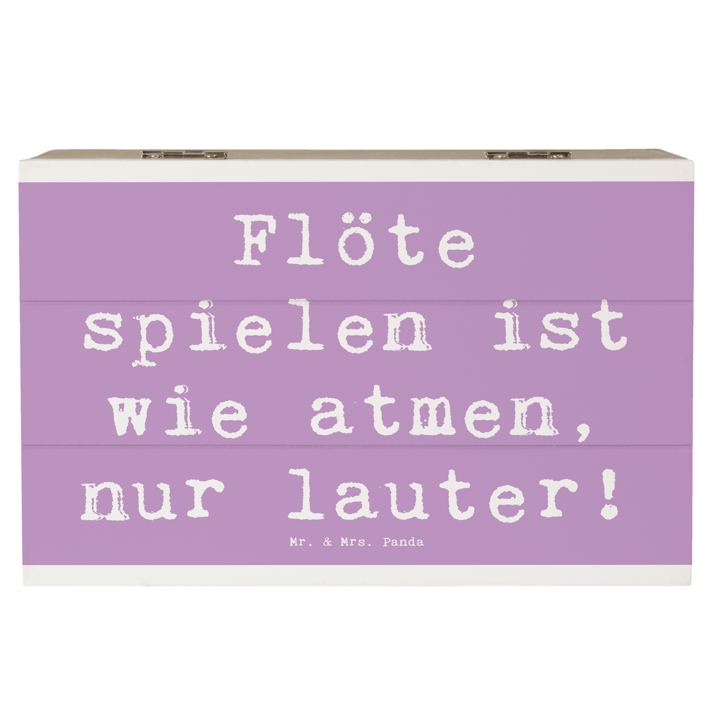 Holzkiste Spruch Flöte Atem Holzkiste, Kiste, Schatzkiste, Truhe, Schatulle, XXL, Erinnerungsbox, Erinnerungskiste, Dekokiste, Aufbewahrungsbox, Geschenkbox, Geschenkdose, Instrumente, Geschenke Musiker, Musikliebhaber