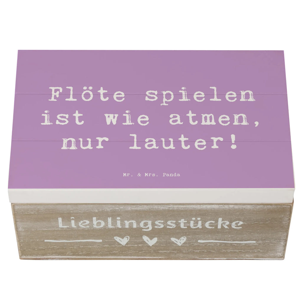 Holzkiste Spruch Flöte Atem Holzkiste, Kiste, Schatzkiste, Truhe, Schatulle, XXL, Erinnerungsbox, Erinnerungskiste, Dekokiste, Aufbewahrungsbox, Geschenkbox, Geschenkdose, Instrumente, Geschenke Musiker, Musikliebhaber