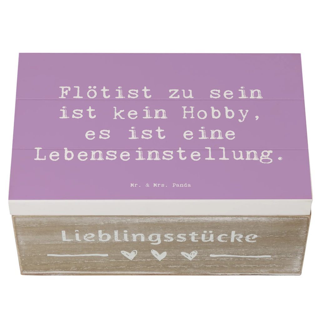 Holzkiste Spruch Flötist zu sein ist kein Hobby, es ist eine Lebenseinstellung. Holzkiste, Kiste, Schatzkiste, Truhe, Schatulle, XXL, Erinnerungsbox, Erinnerungskiste, Dekokiste, Aufbewahrungsbox, Geschenkbox, Geschenkdose, Instrumente, Geschenke Musiker, Musikliebhaber