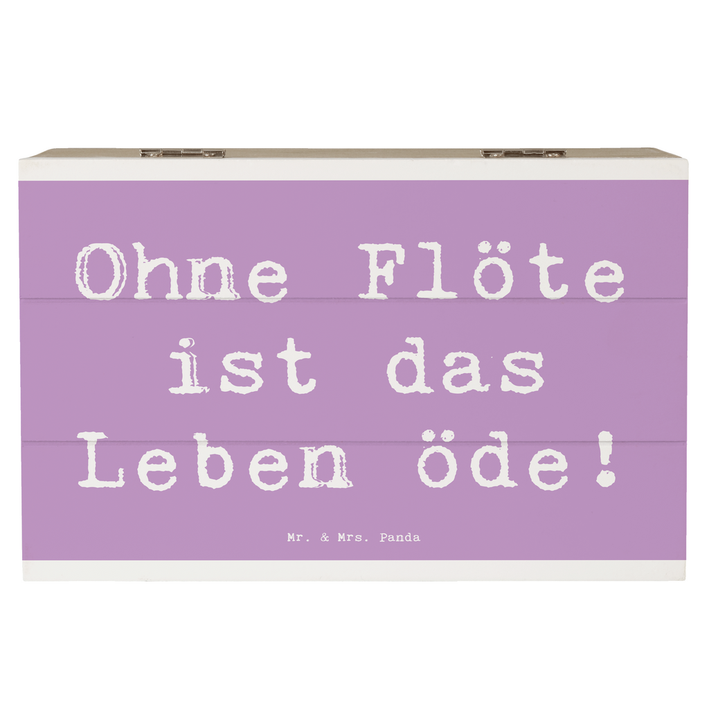 Holzkiste Spruch Flöte Leben Holzkiste, Kiste, Schatzkiste, Truhe, Schatulle, XXL, Erinnerungsbox, Erinnerungskiste, Dekokiste, Aufbewahrungsbox, Geschenkbox, Geschenkdose, Instrumente, Geschenke Musiker, Musikliebhaber