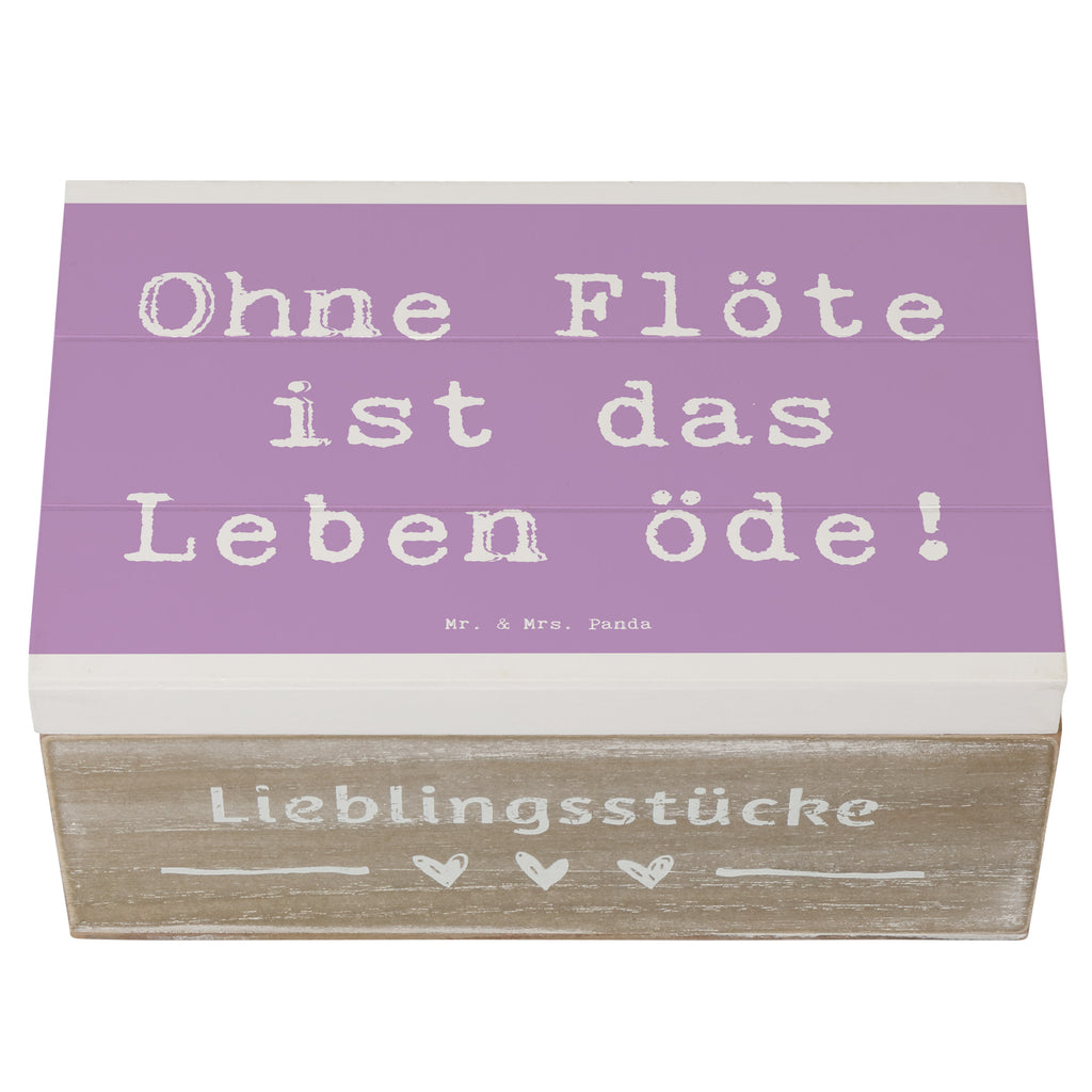 Holzkiste Spruch Flöte Leben Holzkiste, Kiste, Schatzkiste, Truhe, Schatulle, XXL, Erinnerungsbox, Erinnerungskiste, Dekokiste, Aufbewahrungsbox, Geschenkbox, Geschenkdose, Instrumente, Geschenke Musiker, Musikliebhaber