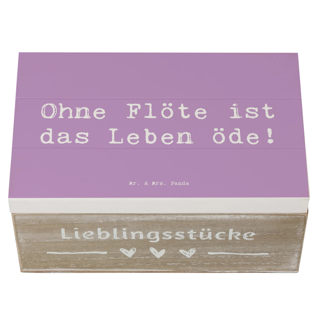 Holzkiste Spruch Flöte Leben Holzkiste, Kiste, Schatzkiste, Truhe, Schatulle, XXL, Erinnerungsbox, Erinnerungskiste, Dekokiste, Aufbewahrungsbox, Geschenkbox, Geschenkdose, Instrumente, Geschenke Musiker, Musikliebhaber