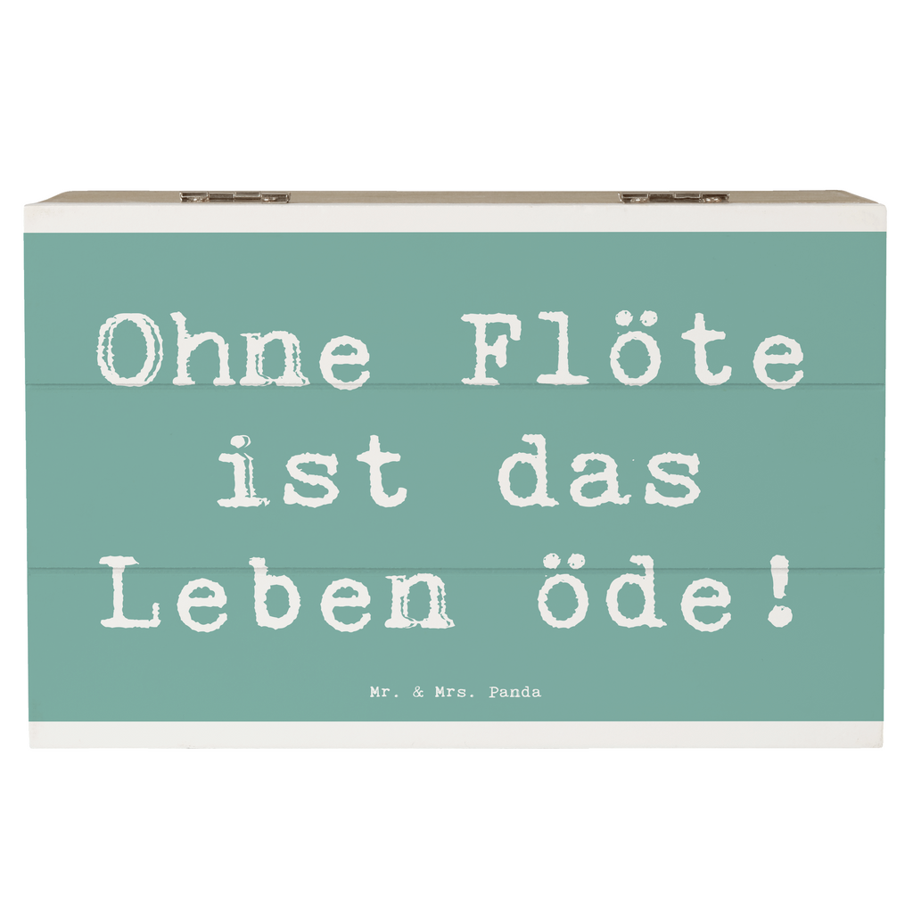 Holzkiste Spruch Flöte Leben Holzkiste, Kiste, Schatzkiste, Truhe, Schatulle, XXL, Erinnerungsbox, Erinnerungskiste, Dekokiste, Aufbewahrungsbox, Geschenkbox, Geschenkdose, Instrumente, Geschenke Musiker, Musikliebhaber