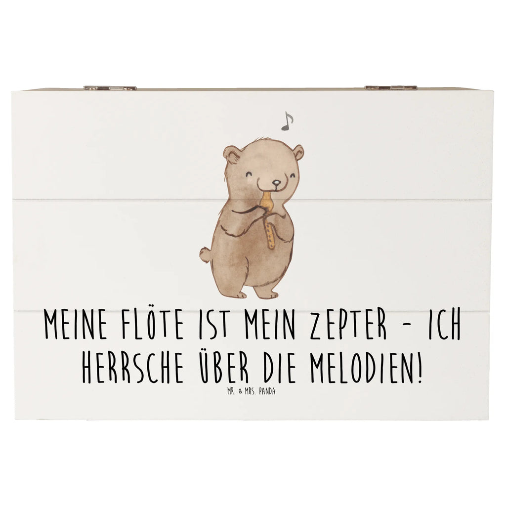 Holzkiste Flötenzauber Holzkiste, Kiste, Schatzkiste, Truhe, Schatulle, XXL, Erinnerungsbox, Erinnerungskiste, Dekokiste, Aufbewahrungsbox, Geschenkbox, Geschenkdose, Instrumente, Geschenke Musiker, Musikliebhaber