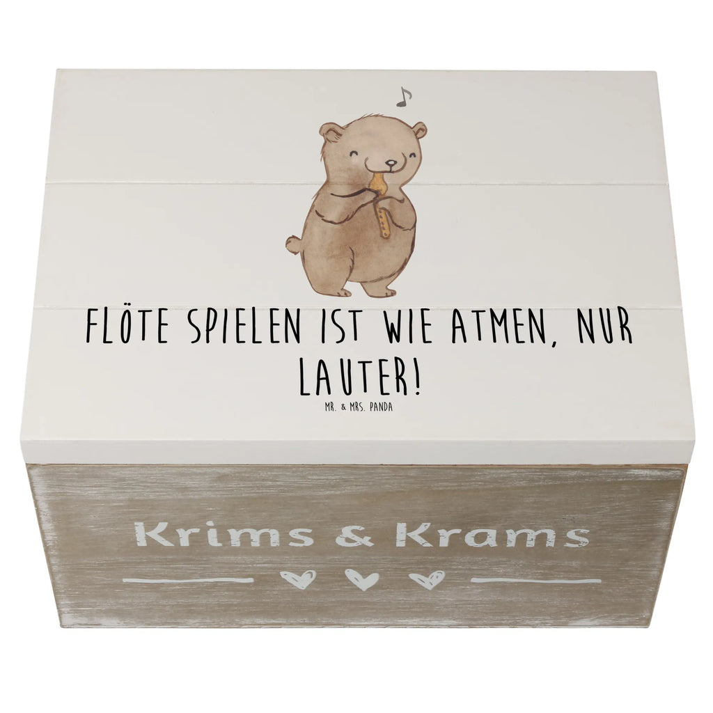 Holzkiste Flöte Atem Holzkiste, Kiste, Schatzkiste, Truhe, Schatulle, XXL, Erinnerungsbox, Erinnerungskiste, Dekokiste, Aufbewahrungsbox, Geschenkbox, Geschenkdose, Instrumente, Geschenke Musiker, Musikliebhaber