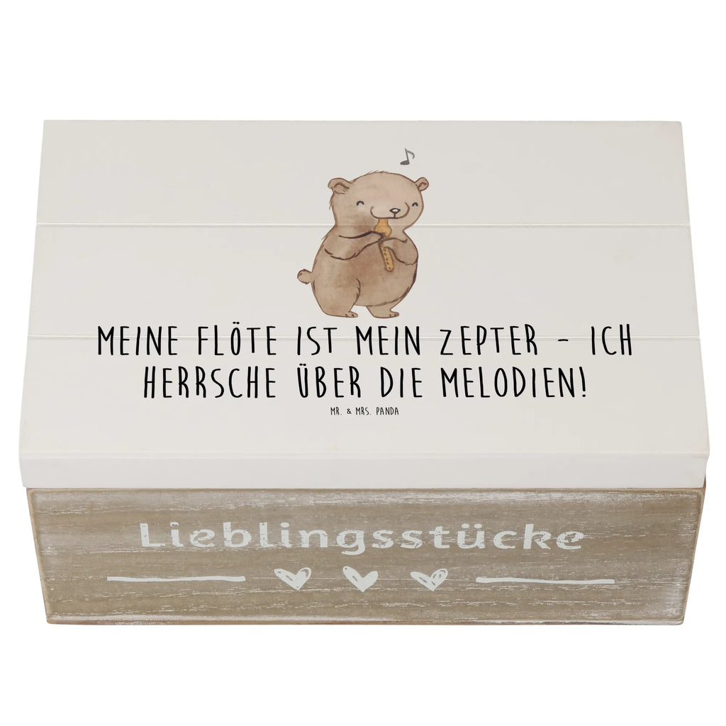 Holzkiste Flötenzauber Holzkiste, Kiste, Schatzkiste, Truhe, Schatulle, XXL, Erinnerungsbox, Erinnerungskiste, Dekokiste, Aufbewahrungsbox, Geschenkbox, Geschenkdose, Instrumente, Geschenke Musiker, Musikliebhaber