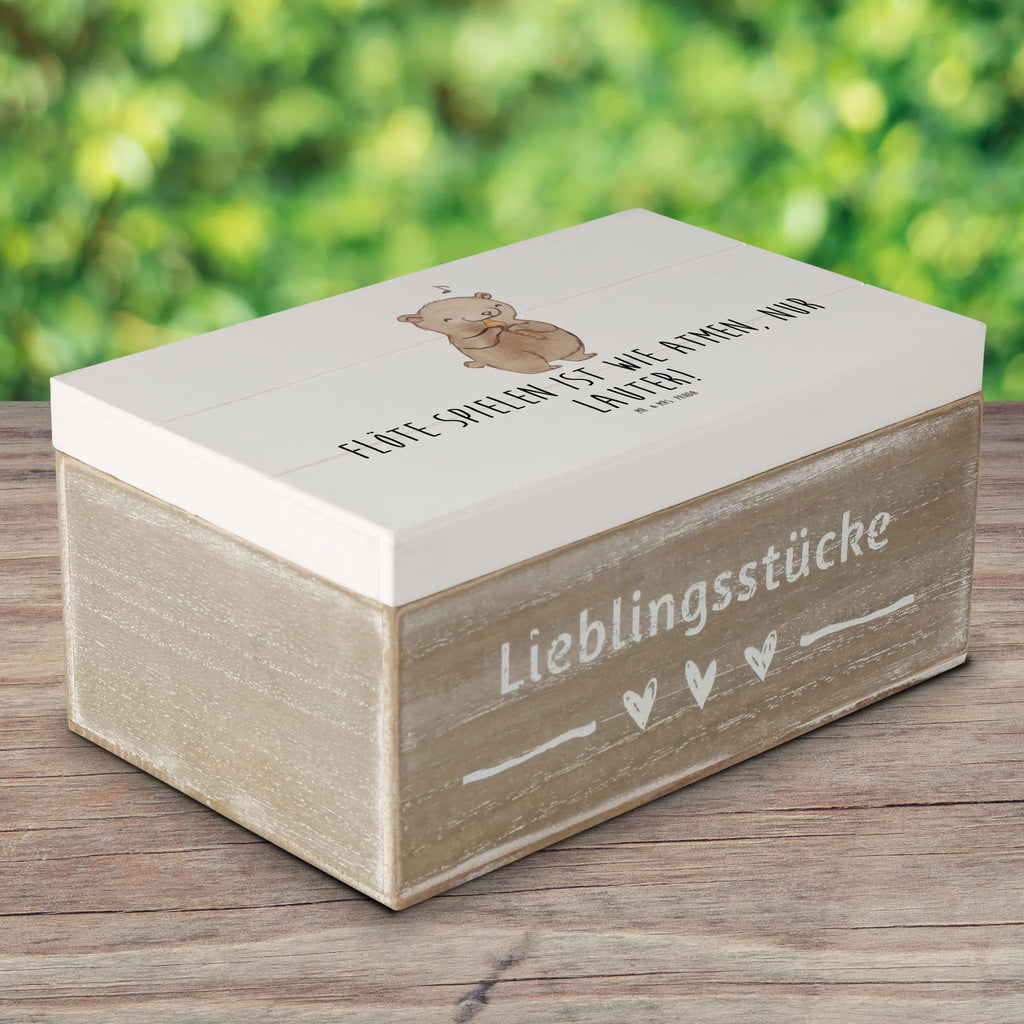 Holzkiste Flöte Atem Holzkiste, Kiste, Schatzkiste, Truhe, Schatulle, XXL, Erinnerungsbox, Erinnerungskiste, Dekokiste, Aufbewahrungsbox, Geschenkbox, Geschenkdose, Instrumente, Geschenke Musiker, Musikliebhaber