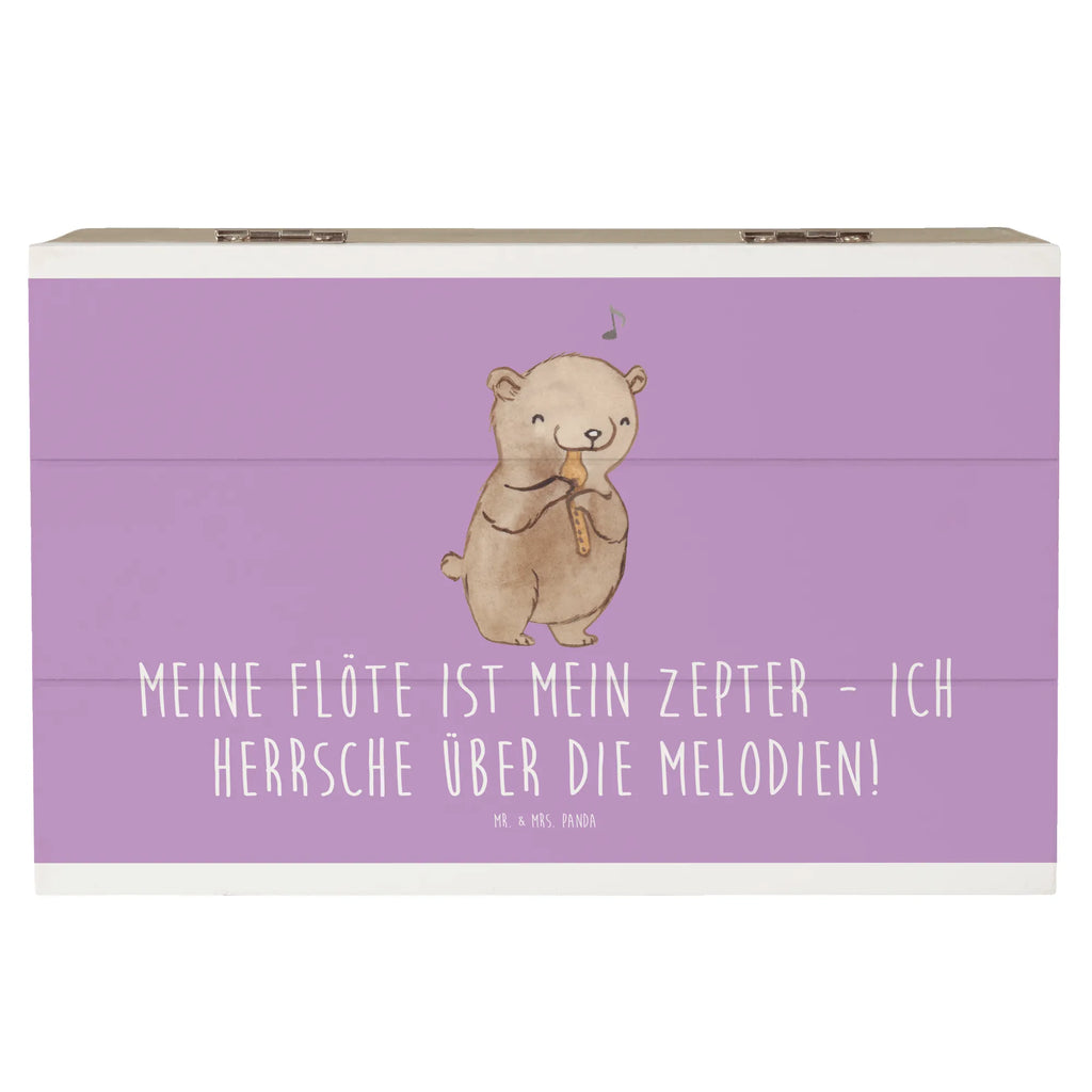 Holzkiste Flötenzauber Holzkiste, Kiste, Schatzkiste, Truhe, Schatulle, XXL, Erinnerungsbox, Erinnerungskiste, Dekokiste, Aufbewahrungsbox, Geschenkbox, Geschenkdose, Instrumente, Geschenke Musiker, Musikliebhaber