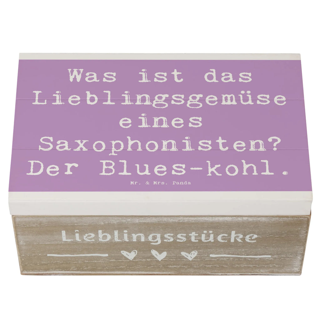 Holzkiste Spruch Saxophon Blues Holzkiste, Kiste, Schatzkiste, Truhe, Schatulle, XXL, Erinnerungsbox, Erinnerungskiste, Dekokiste, Aufbewahrungsbox, Geschenkbox, Geschenkdose, Instrumente, Geschenke Musiker, Musikliebhaber