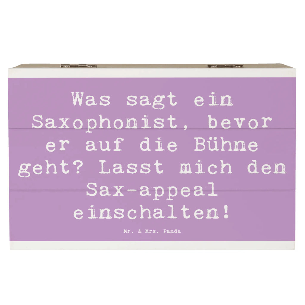 Holzkiste Spruch Magischer Saxophon-Charme Holzkiste, Kiste, Schatzkiste, Truhe, Schatulle, XXL, Erinnerungsbox, Erinnerungskiste, Dekokiste, Aufbewahrungsbox, Geschenkbox, Geschenkdose, Instrumente, Geschenke Musiker, Musikliebhaber