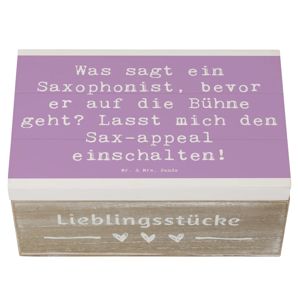 Holzkiste Spruch Magischer Saxophon-Charme Holzkiste, Kiste, Schatzkiste, Truhe, Schatulle, XXL, Erinnerungsbox, Erinnerungskiste, Dekokiste, Aufbewahrungsbox, Geschenkbox, Geschenkdose, Instrumente, Geschenke Musiker, Musikliebhaber