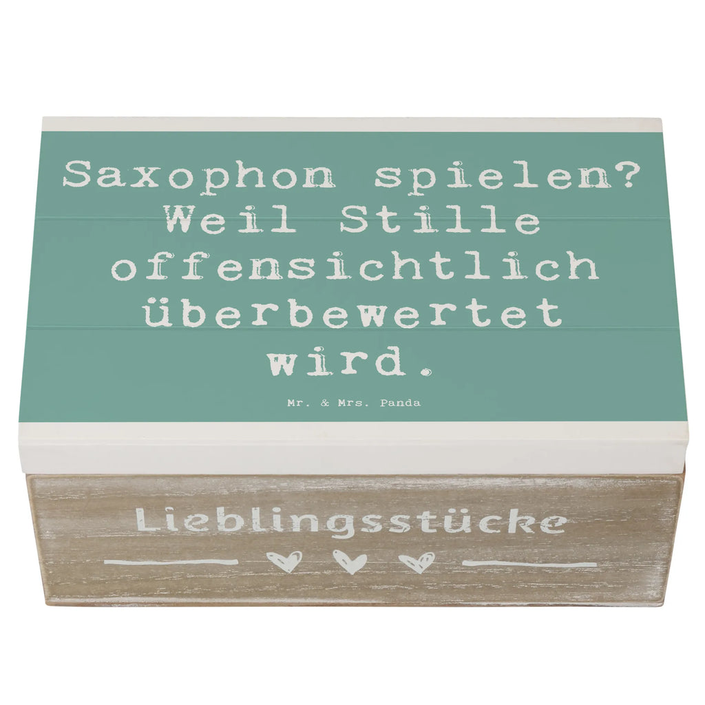 Holzkiste Spruch Saxophon Leidenschaft Holzkiste, Kiste, Schatzkiste, Truhe, Schatulle, XXL, Erinnerungsbox, Erinnerungskiste, Dekokiste, Aufbewahrungsbox, Geschenkbox, Geschenkdose, Instrumente, Geschenke Musiker, Musikliebhaber