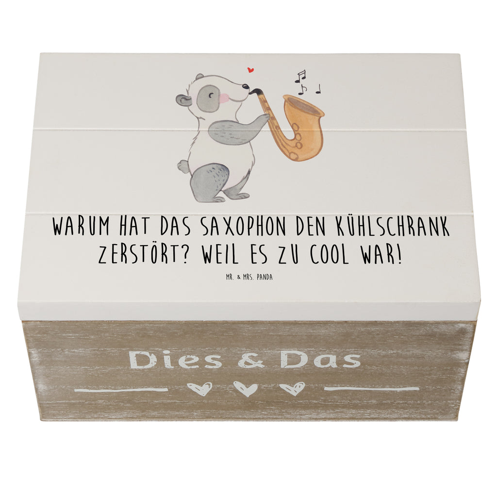 Holzkiste Saxophon Kühlschrank Holzkiste, Kiste, Schatzkiste, Truhe, Schatulle, XXL, Erinnerungsbox, Erinnerungskiste, Dekokiste, Aufbewahrungsbox, Geschenkbox, Geschenkdose, Instrumente, Geschenke Musiker, Musikliebhaber