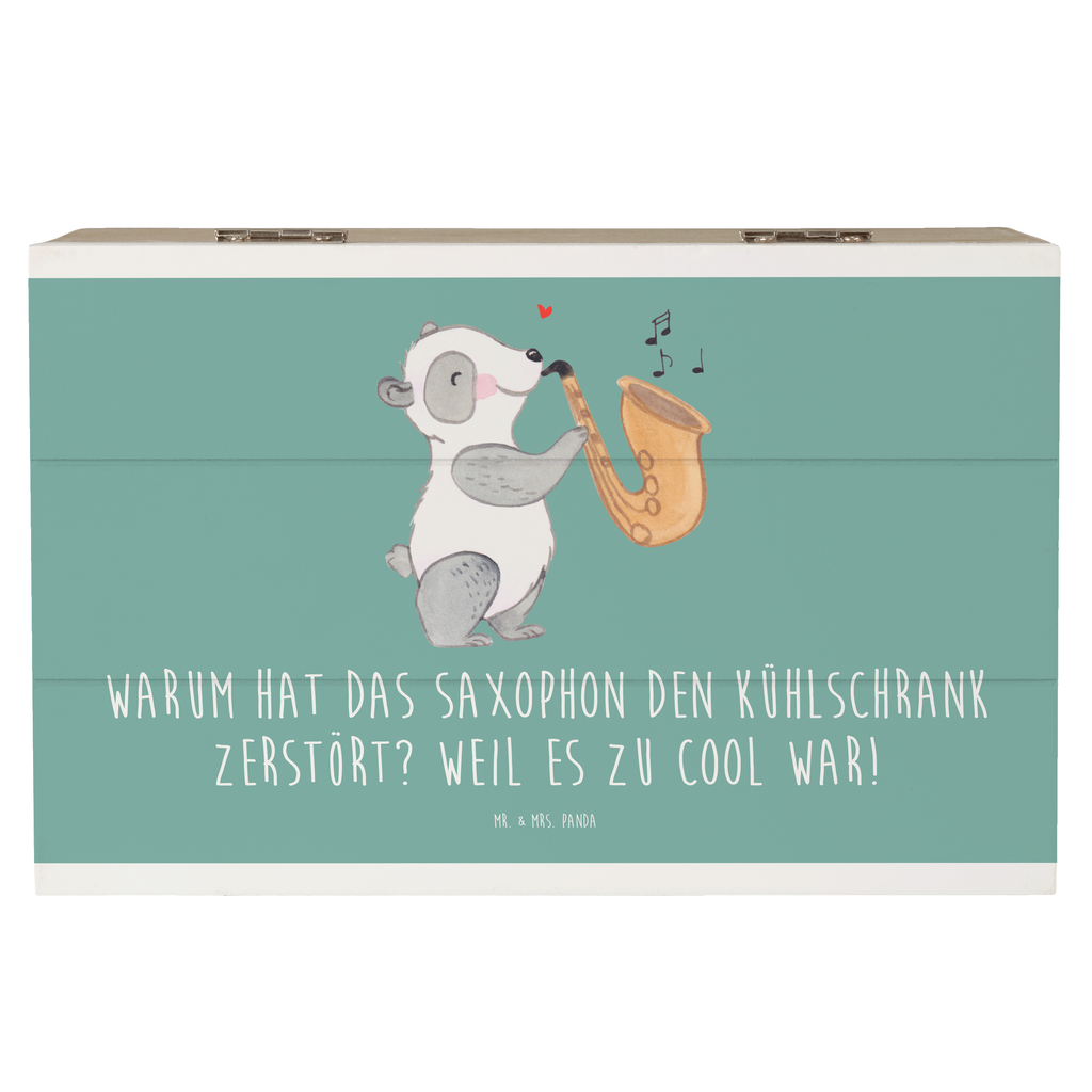 Holzkiste Saxophon Kühlschrank Holzkiste, Kiste, Schatzkiste, Truhe, Schatulle, XXL, Erinnerungsbox, Erinnerungskiste, Dekokiste, Aufbewahrungsbox, Geschenkbox, Geschenkdose, Instrumente, Geschenke Musiker, Musikliebhaber