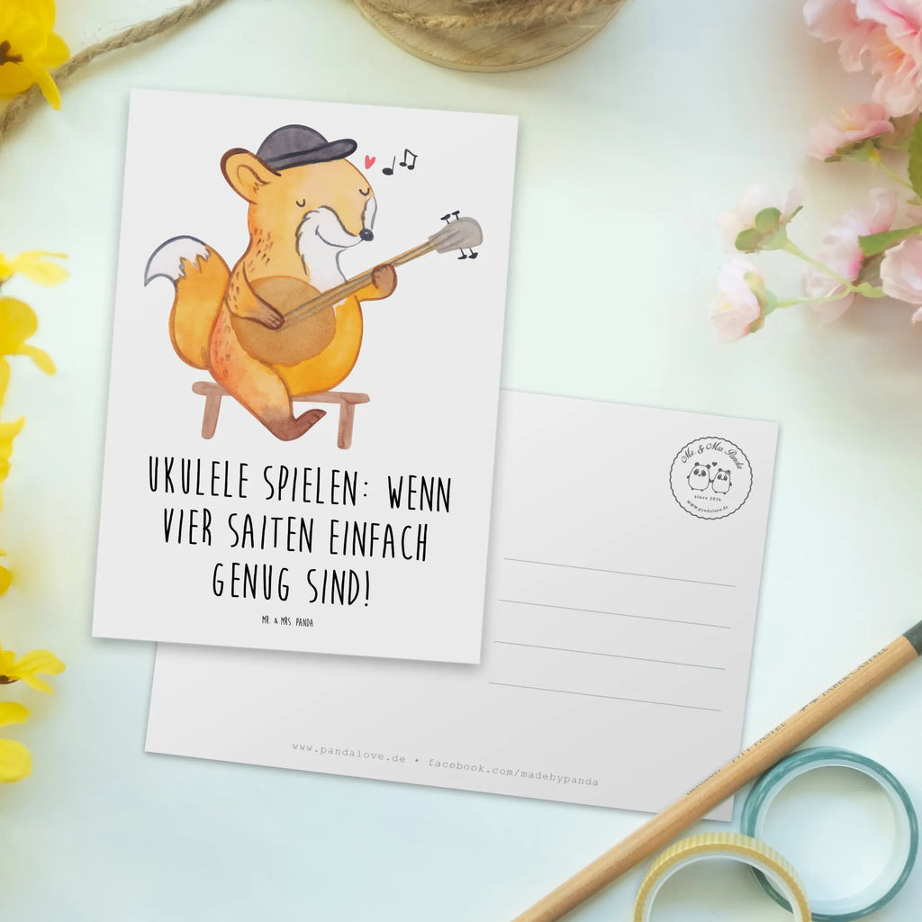 Postkarte Ukulele Freude Postkarte, Karte, Geschenkkarte, Grußkarte, Einladung, Ansichtskarte, Geburtstagskarte, Einladungskarte, Dankeskarte, Ansichtskarten, Einladung Geburtstag, Einladungskarten Geburtstag, Instrumente, Geschenke Musiker, Musikliebhaber