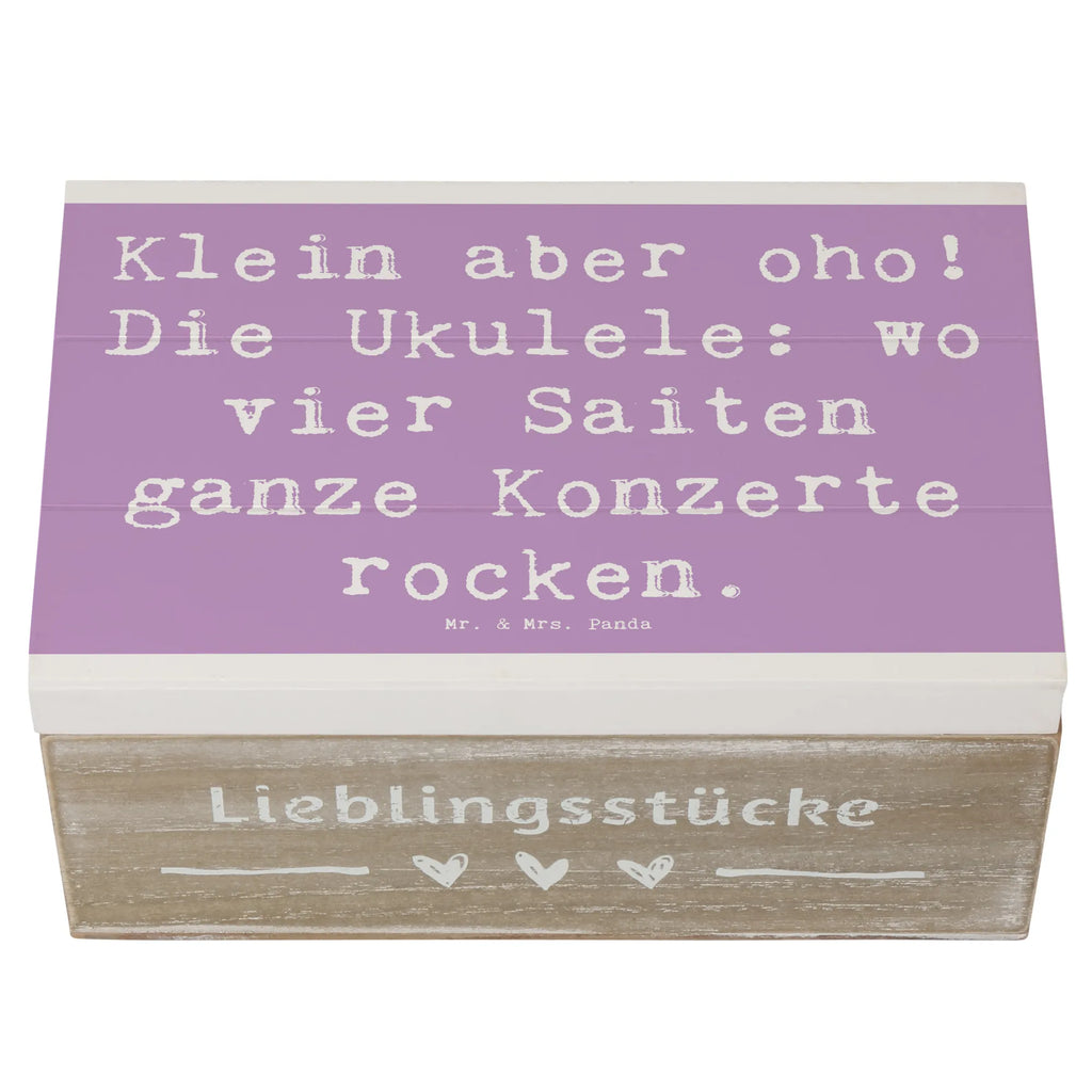 Holzkiste Spruch Ukulele Magie Holzkiste, Kiste, Schatzkiste, Truhe, Schatulle, XXL, Erinnerungsbox, Erinnerungskiste, Dekokiste, Aufbewahrungsbox, Geschenkbox, Geschenkdose, Instrumente, Geschenke Musiker, Musikliebhaber