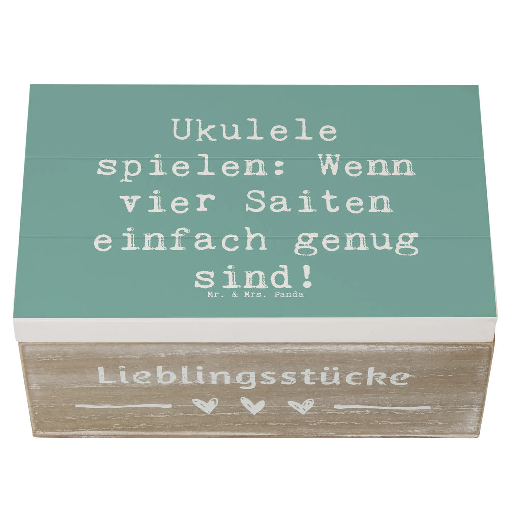 Holzkiste Spruch Ukulele Freude Holzkiste, Kiste, Schatzkiste, Truhe, Schatulle, XXL, Erinnerungsbox, Erinnerungskiste, Dekokiste, Aufbewahrungsbox, Geschenkbox, Geschenkdose, Instrumente, Geschenke Musiker, Musikliebhaber