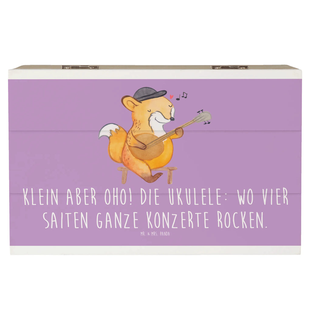 Holzkiste Ukulele Magie Holzkiste, Kiste, Schatzkiste, Truhe, Schatulle, XXL, Erinnerungsbox, Erinnerungskiste, Dekokiste, Aufbewahrungsbox, Geschenkbox, Geschenkdose, Instrumente, Geschenke Musiker, Musikliebhaber