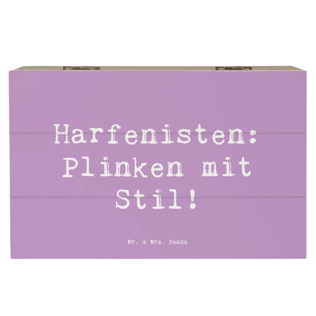 Holzkiste Spruch Harfe mit Stil Holzkiste, Kiste, Schatzkiste, Truhe, Schatulle, XXL, Erinnerungsbox, Erinnerungskiste, Dekokiste, Aufbewahrungsbox, Geschenkbox, Geschenkdose, Instrumente, Geschenke Musiker, Musikliebhaber