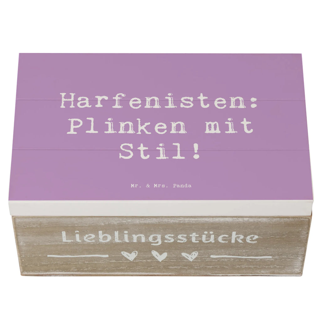 Holzkiste Spruch Harfe mit Stil Holzkiste, Kiste, Schatzkiste, Truhe, Schatulle, XXL, Erinnerungsbox, Erinnerungskiste, Dekokiste, Aufbewahrungsbox, Geschenkbox, Geschenkdose, Instrumente, Geschenke Musiker, Musikliebhaber