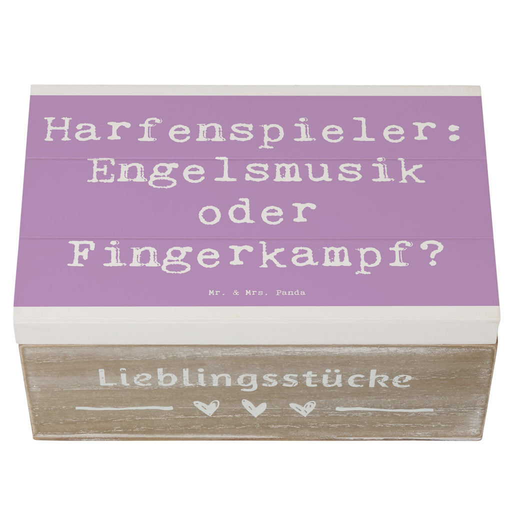 Holzkiste Spruch Harfe Melodien Holzkiste, Kiste, Schatzkiste, Truhe, Schatulle, XXL, Erinnerungsbox, Erinnerungskiste, Dekokiste, Aufbewahrungsbox, Geschenkbox, Geschenkdose, Instrumente, Geschenke Musiker, Musikliebhaber