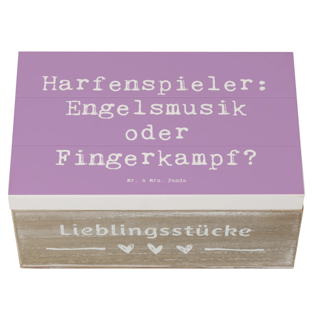 Holzkiste Spruch Harfe Melodien Holzkiste, Kiste, Schatzkiste, Truhe, Schatulle, XXL, Erinnerungsbox, Erinnerungskiste, Dekokiste, Aufbewahrungsbox, Geschenkbox, Geschenkdose, Instrumente, Geschenke Musiker, Musikliebhaber