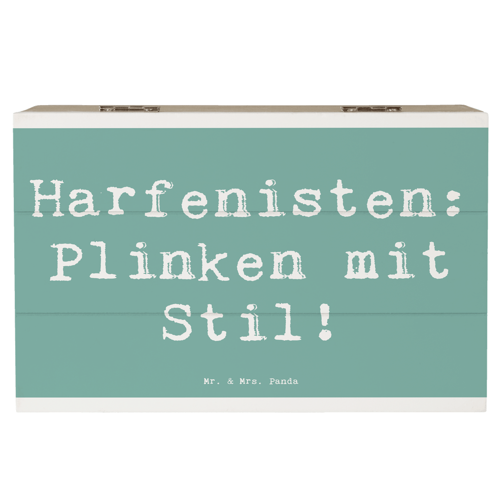 Holzkiste Spruch Harfe mit Stil Holzkiste, Kiste, Schatzkiste, Truhe, Schatulle, XXL, Erinnerungsbox, Erinnerungskiste, Dekokiste, Aufbewahrungsbox, Geschenkbox, Geschenkdose, Instrumente, Geschenke Musiker, Musikliebhaber