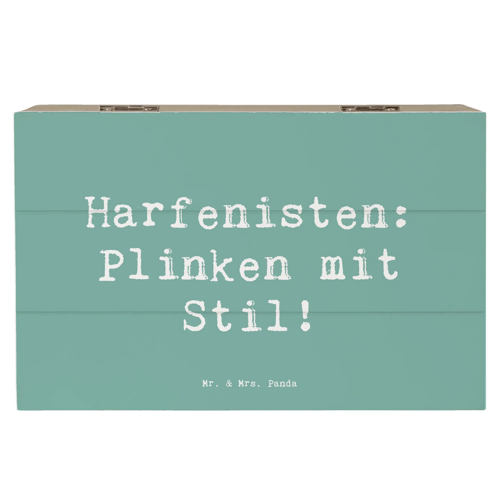 Holzkiste Spruch Harfe mit Stil Holzkiste, Kiste, Schatzkiste, Truhe, Schatulle, XXL, Erinnerungsbox, Erinnerungskiste, Dekokiste, Aufbewahrungsbox, Geschenkbox, Geschenkdose, Instrumente, Geschenke Musiker, Musikliebhaber