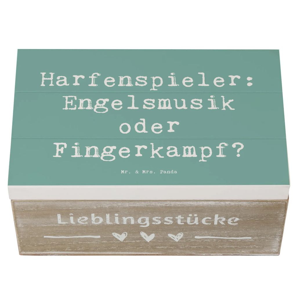 Holzkiste Spruch Harfe Melodien Holzkiste, Kiste, Schatzkiste, Truhe, Schatulle, XXL, Erinnerungsbox, Erinnerungskiste, Dekokiste, Aufbewahrungsbox, Geschenkbox, Geschenkdose, Instrumente, Geschenke Musiker, Musikliebhaber