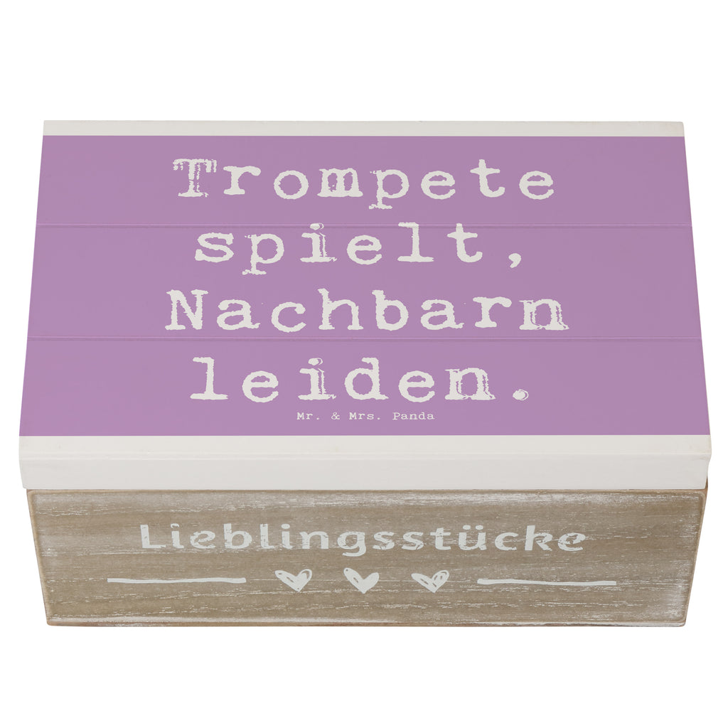 Holzkiste Spruch Trompete Freude Holzkiste, Kiste, Schatzkiste, Truhe, Schatulle, XXL, Erinnerungsbox, Erinnerungskiste, Dekokiste, Aufbewahrungsbox, Geschenkbox, Geschenkdose, Instrumente, Geschenke Musiker, Musikliebhaber