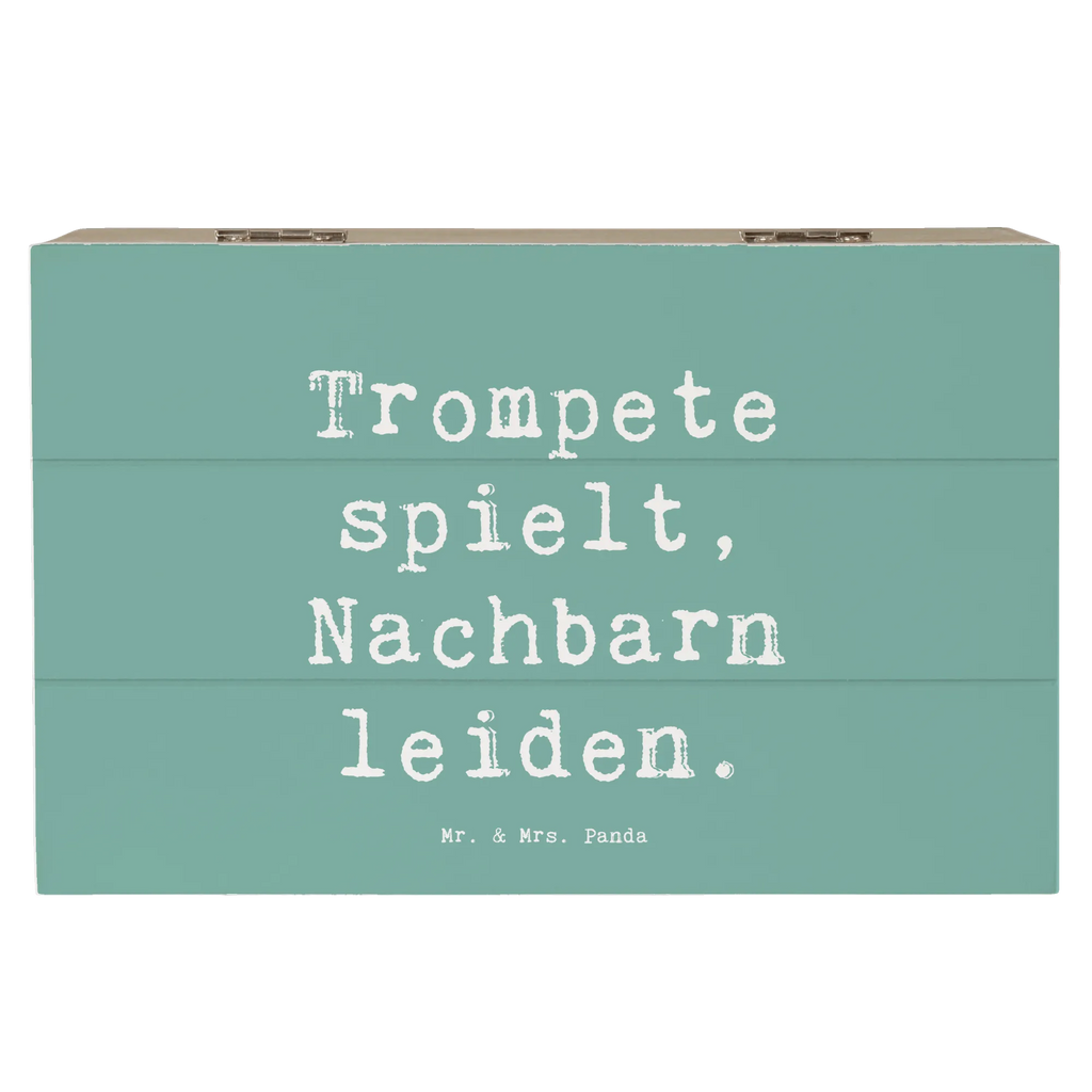 Holzkiste Spruch Trompete Freude Holzkiste, Kiste, Schatzkiste, Truhe, Schatulle, XXL, Erinnerungsbox, Erinnerungskiste, Dekokiste, Aufbewahrungsbox, Geschenkbox, Geschenkdose, Instrumente, Geschenke Musiker, Musikliebhaber