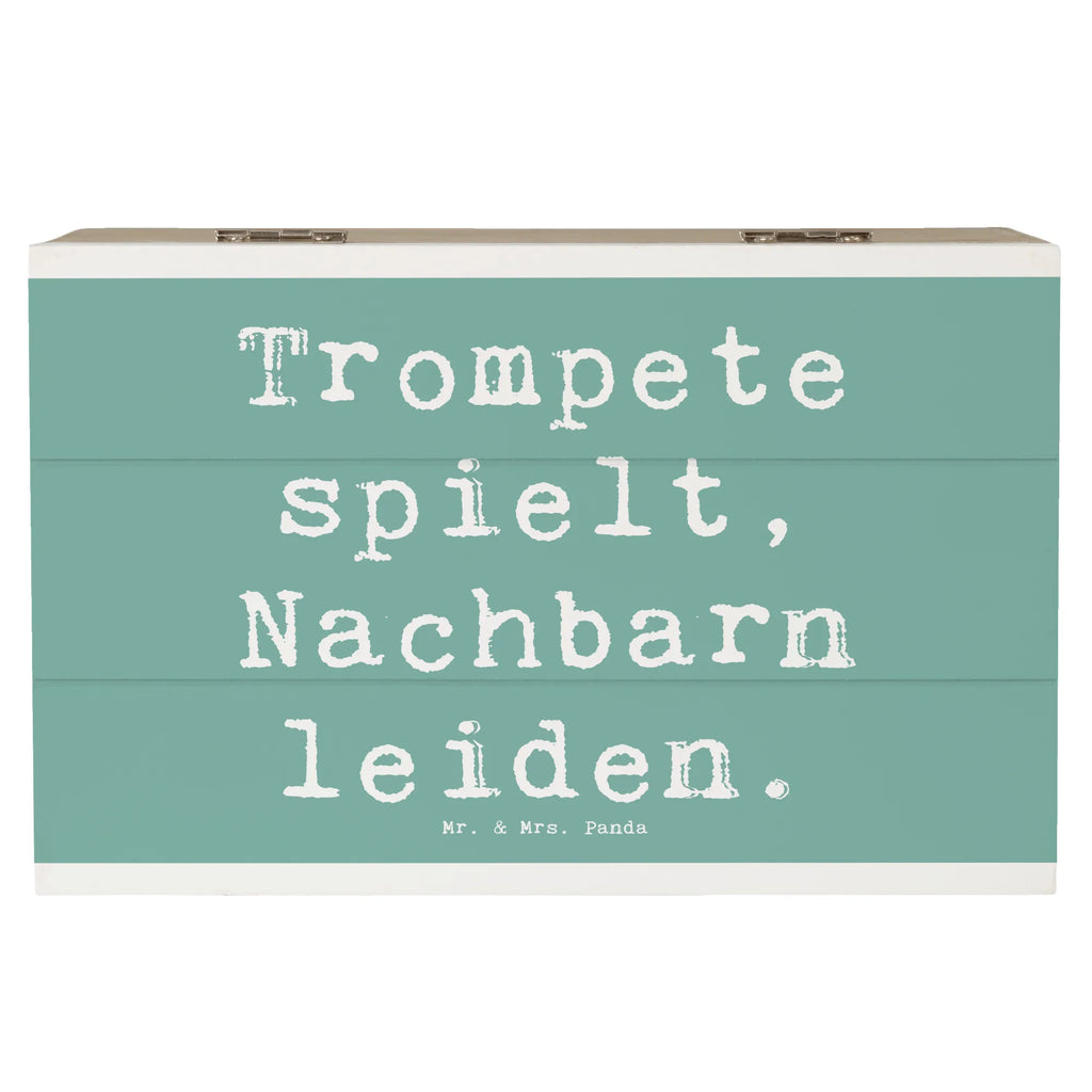 Holzkiste Spruch Trompete Freude Holzkiste, Kiste, Schatzkiste, Truhe, Schatulle, XXL, Erinnerungsbox, Erinnerungskiste, Dekokiste, Aufbewahrungsbox, Geschenkbox, Geschenkdose, Instrumente, Geschenke Musiker, Musikliebhaber