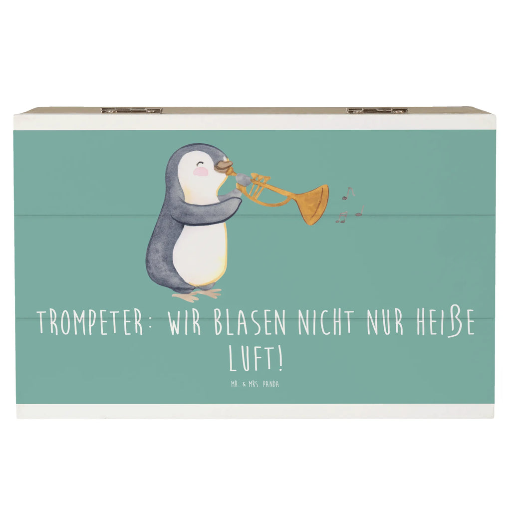 Holzkiste Trompete Kunst Holzkiste, Kiste, Schatzkiste, Truhe, Schatulle, XXL, Erinnerungsbox, Erinnerungskiste, Dekokiste, Aufbewahrungsbox, Geschenkbox, Geschenkdose, Instrumente, Geschenke Musiker, Musikliebhaber