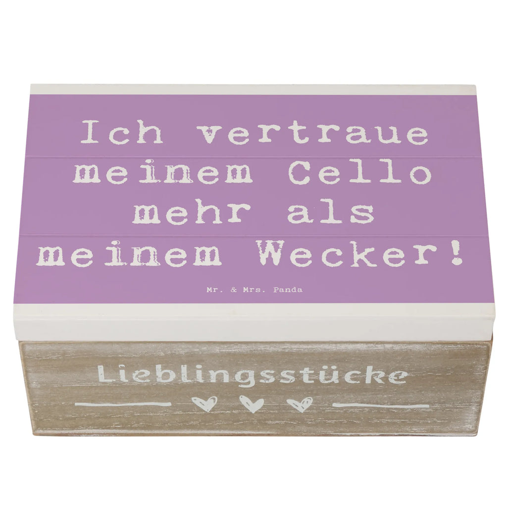 Holzkiste Spruch Cello Vertrauen Holzkiste, Kiste, Schatzkiste, Truhe, Schatulle, XXL, Erinnerungsbox, Erinnerungskiste, Dekokiste, Aufbewahrungsbox, Geschenkbox, Geschenkdose, Instrumente, Geschenke Musiker, Musikliebhaber