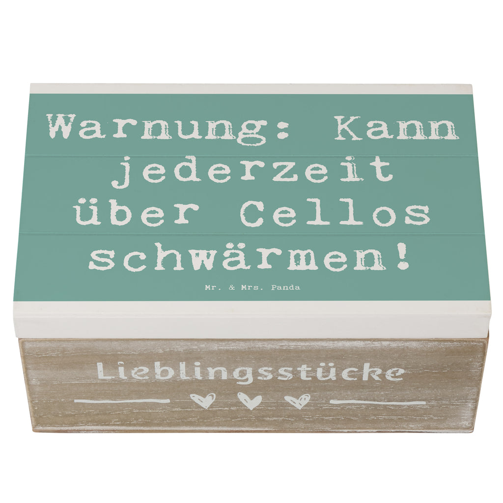 Holzkiste Spruch Cello Schwärmerei Holzkiste, Kiste, Schatzkiste, Truhe, Schatulle, XXL, Erinnerungsbox, Erinnerungskiste, Dekokiste, Aufbewahrungsbox, Geschenkbox, Geschenkdose, Instrumente, Geschenke Musiker, Musikliebhaber