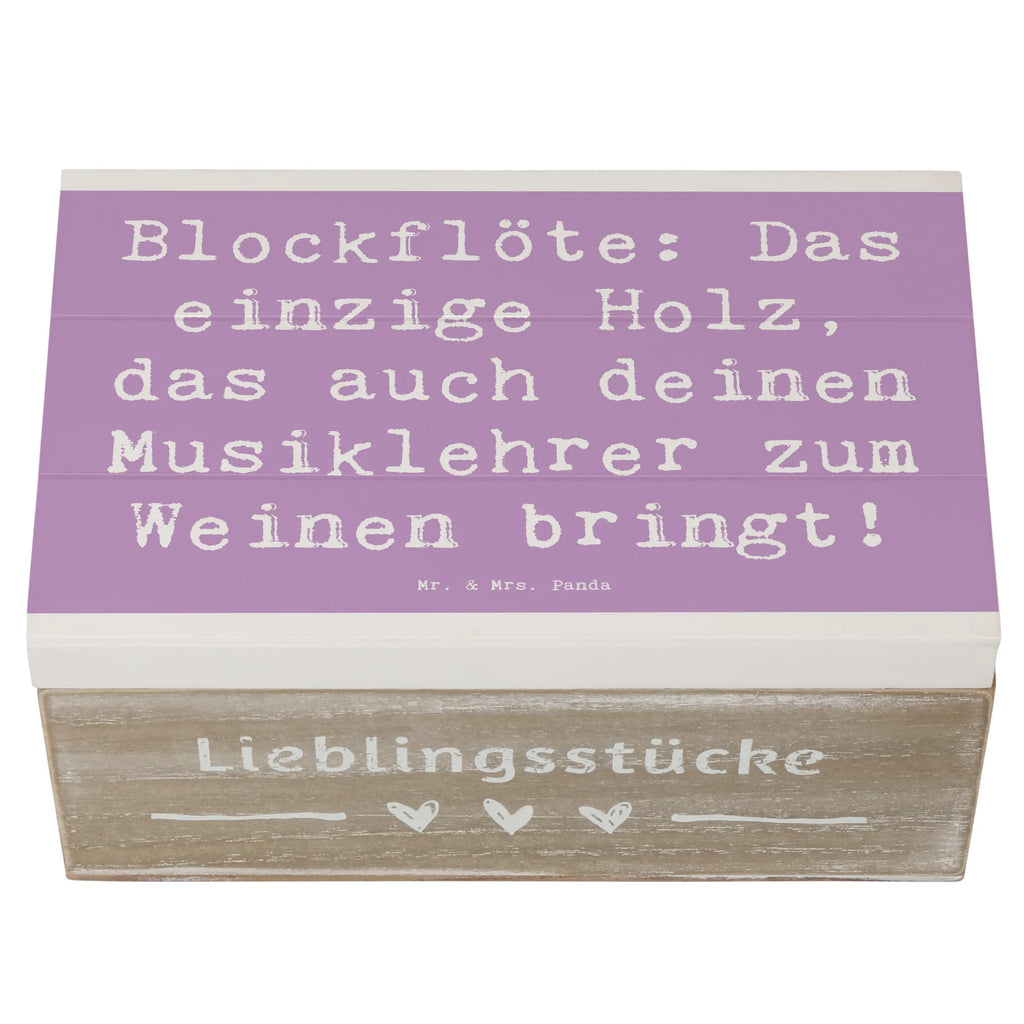 Holzkiste Spruch Blockflöte Humor Holzkiste, Kiste, Schatzkiste, Truhe, Schatulle, XXL, Erinnerungsbox, Erinnerungskiste, Dekokiste, Aufbewahrungsbox, Geschenkbox, Geschenkdose, Instrumente, Geschenke Musiker, Musikliebhaber