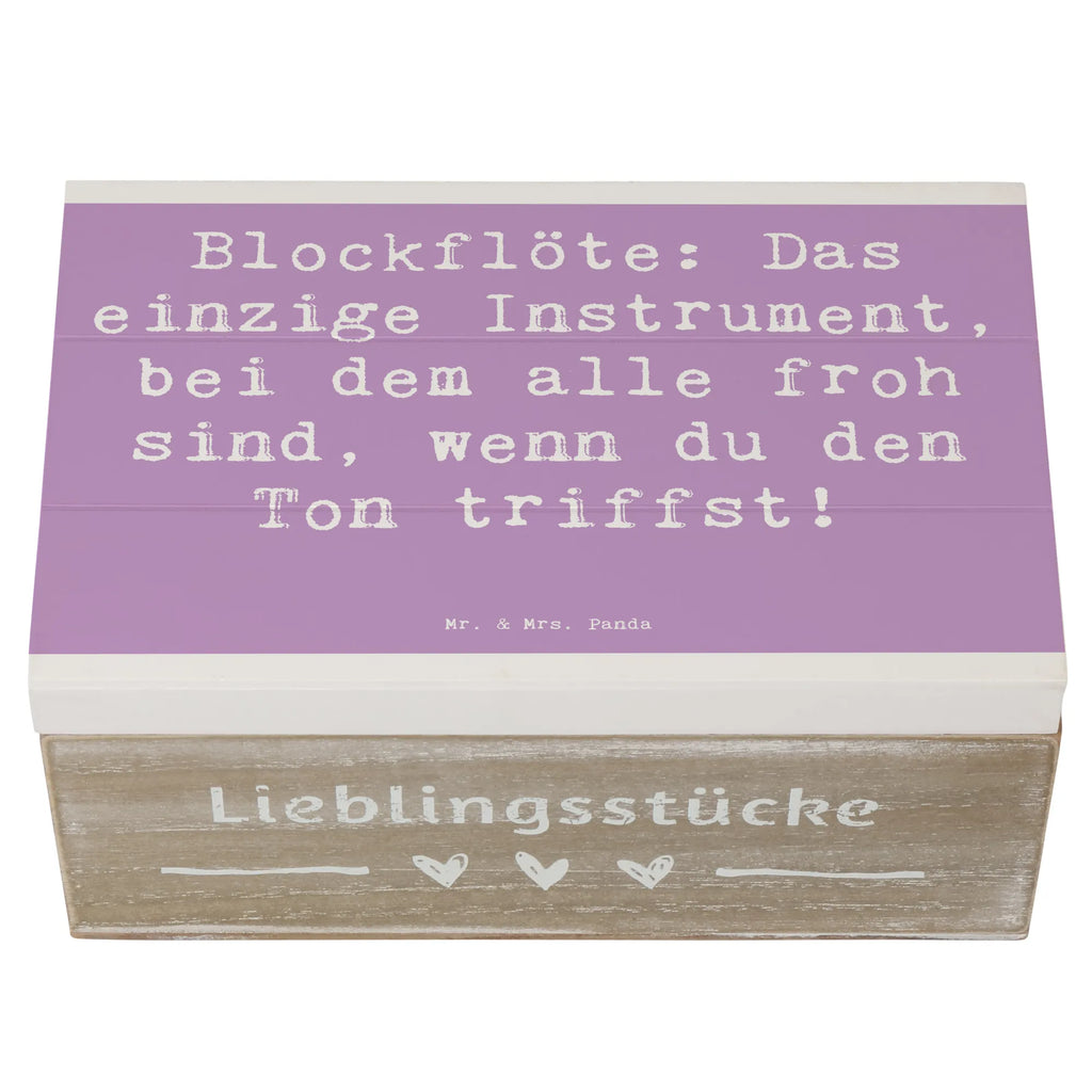 Holzkiste Spruch Blockflöte Freude Holzkiste, Kiste, Schatzkiste, Truhe, Schatulle, XXL, Erinnerungsbox, Erinnerungskiste, Dekokiste, Aufbewahrungsbox, Geschenkbox, Geschenkdose, Instrumente, Geschenke Musiker, Musikliebhaber