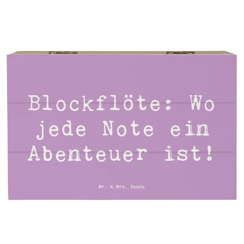 Holzkiste Spruch Abenteuer Blockflöte Holzkiste, Kiste, Schatzkiste, Truhe, Schatulle, XXL, Erinnerungsbox, Erinnerungskiste, Dekokiste, Aufbewahrungsbox, Geschenkbox, Geschenkdose, Instrumente, Geschenke Musiker, Musikliebhaber