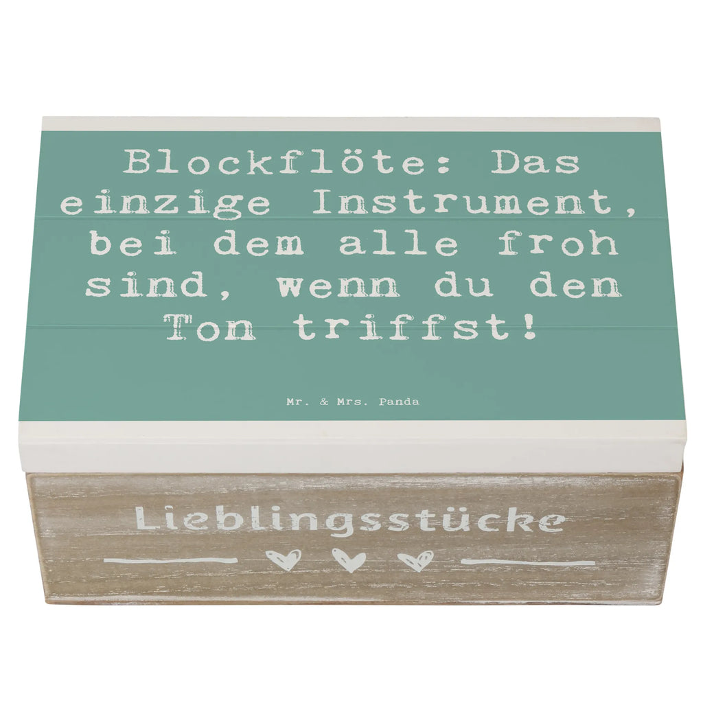 Holzkiste Spruch Blockflöte Freude Holzkiste, Kiste, Schatzkiste, Truhe, Schatulle, XXL, Erinnerungsbox, Erinnerungskiste, Dekokiste, Aufbewahrungsbox, Geschenkbox, Geschenkdose, Instrumente, Geschenke Musiker, Musikliebhaber