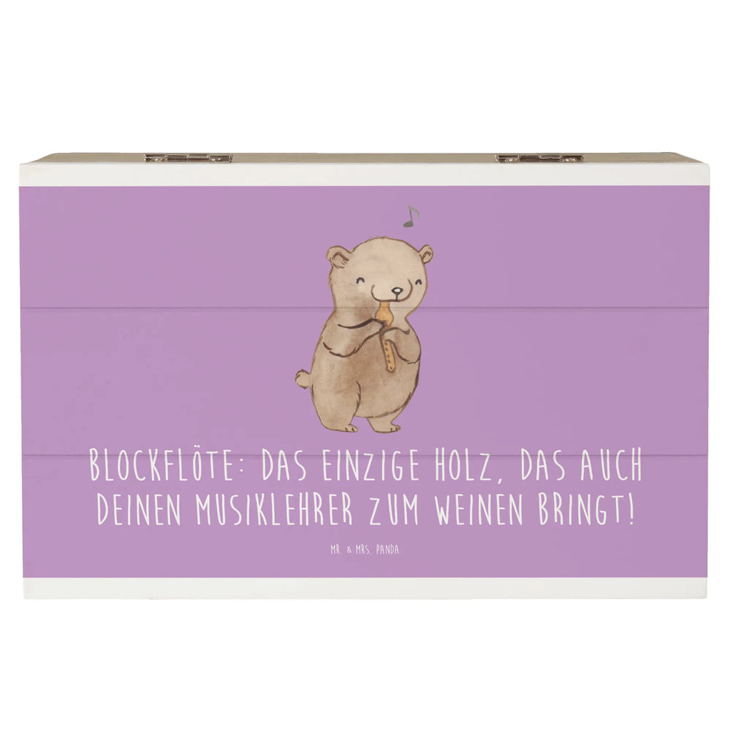 Holzkiste Blockflöte Humor Holzkiste, Kiste, Schatzkiste, Truhe, Schatulle, XXL, Erinnerungsbox, Erinnerungskiste, Dekokiste, Aufbewahrungsbox, Geschenkbox, Geschenkdose, Instrumente, Geschenke Musiker, Musikliebhaber