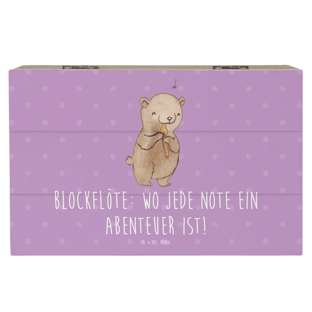 Holzkiste Abenteuer Blockflöte Holzkiste, Kiste, Schatzkiste, Truhe, Schatulle, XXL, Erinnerungsbox, Erinnerungskiste, Dekokiste, Aufbewahrungsbox, Geschenkbox, Geschenkdose, Instrumente, Geschenke Musiker, Musikliebhaber