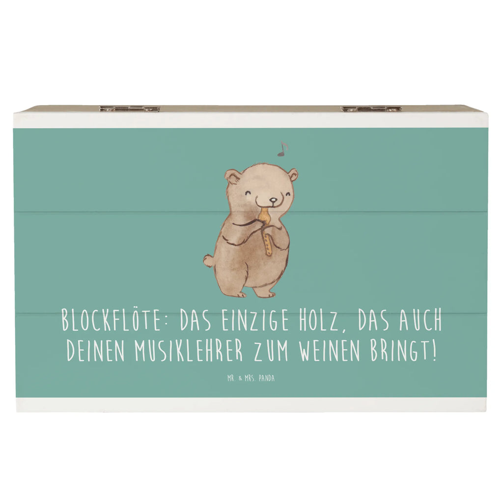 Holzkiste Blockflöte Humor Holzkiste, Kiste, Schatzkiste, Truhe, Schatulle, XXL, Erinnerungsbox, Erinnerungskiste, Dekokiste, Aufbewahrungsbox, Geschenkbox, Geschenkdose, Instrumente, Geschenke Musiker, Musikliebhaber