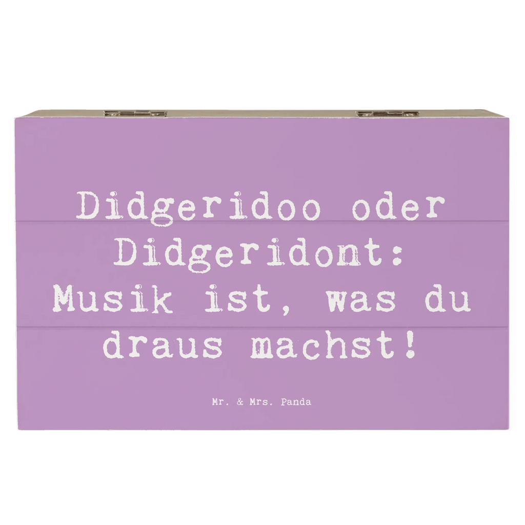 Holzkiste Spruch Didgeridoo Musik Holzkiste, Kiste, Schatzkiste, Truhe, Schatulle, XXL, Erinnerungsbox, Erinnerungskiste, Dekokiste, Aufbewahrungsbox, Geschenkbox, Geschenkdose, Instrumente, Geschenke Musiker, Musikliebhaber