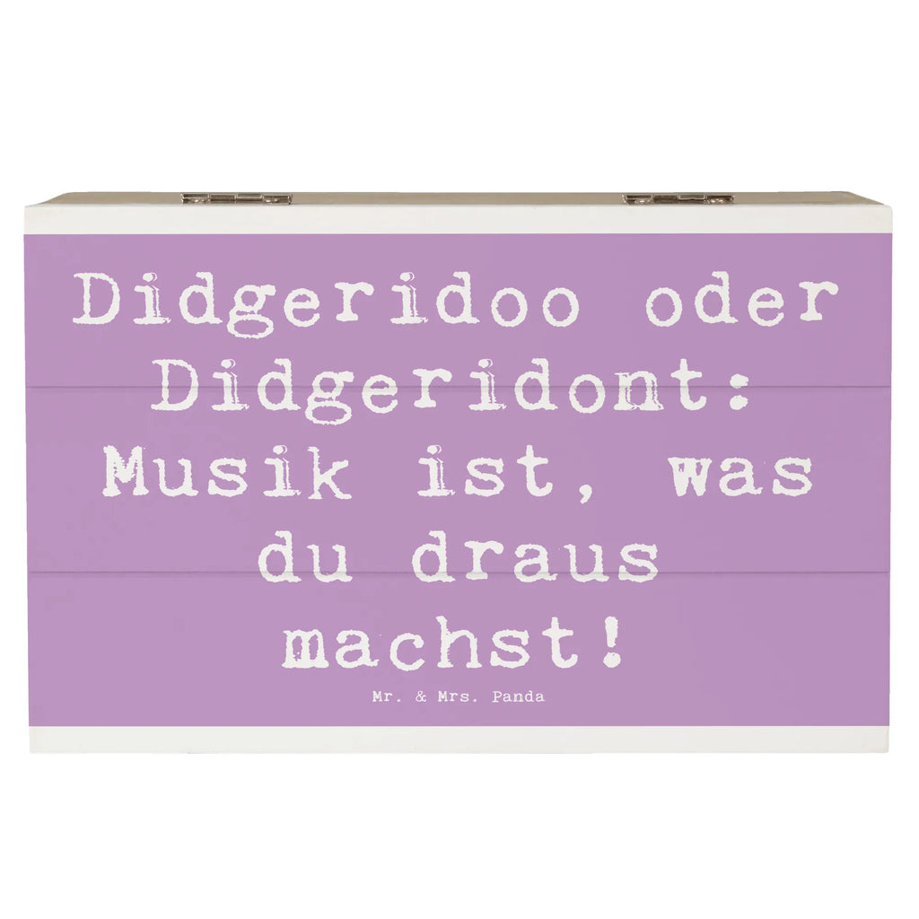 Holzkiste Spruch Didgeridoo Musik Holzkiste, Kiste, Schatzkiste, Truhe, Schatulle, XXL, Erinnerungsbox, Erinnerungskiste, Dekokiste, Aufbewahrungsbox, Geschenkbox, Geschenkdose, Instrumente, Geschenke Musiker, Musikliebhaber