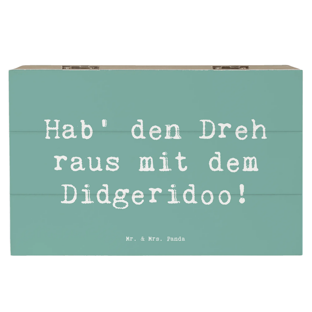 Holzkiste Spruch Didgeridoo Dreh Holzkiste, Kiste, Schatzkiste, Truhe, Schatulle, XXL, Erinnerungsbox, Erinnerungskiste, Dekokiste, Aufbewahrungsbox, Geschenkbox, Geschenkdose, Instrumente, Geschenke Musiker, Musikliebhaber