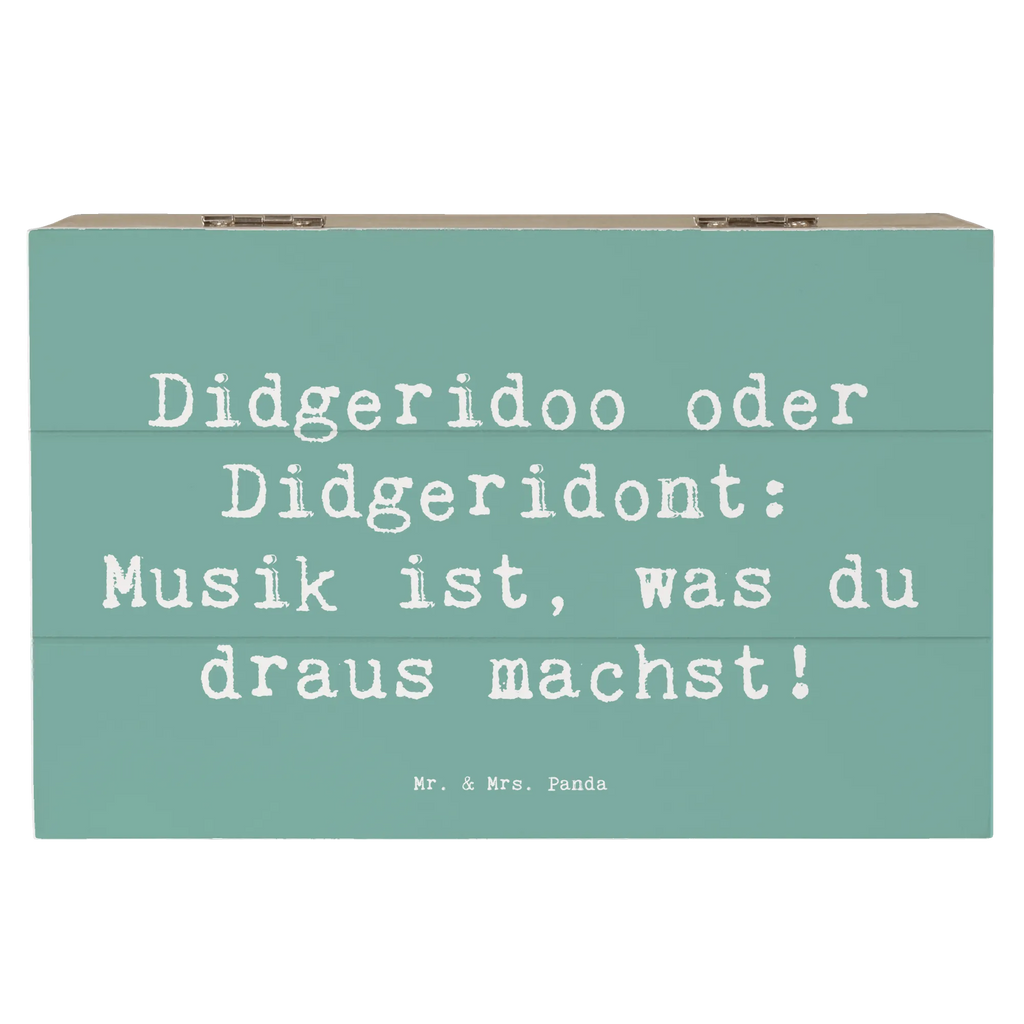 Holzkiste Spruch Didgeridoo Musik Holzkiste, Kiste, Schatzkiste, Truhe, Schatulle, XXL, Erinnerungsbox, Erinnerungskiste, Dekokiste, Aufbewahrungsbox, Geschenkbox, Geschenkdose, Instrumente, Geschenke Musiker, Musikliebhaber