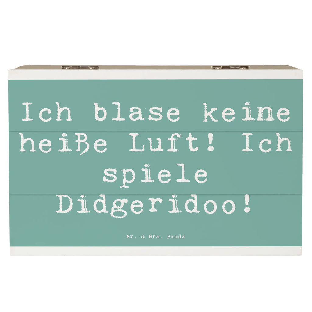 Holzkiste Spruch Didgeridoo Spieler Holzkiste, Kiste, Schatzkiste, Truhe, Schatulle, XXL, Erinnerungsbox, Erinnerungskiste, Dekokiste, Aufbewahrungsbox, Geschenkbox, Geschenkdose, Instrumente, Geschenke Musiker, Musikliebhaber