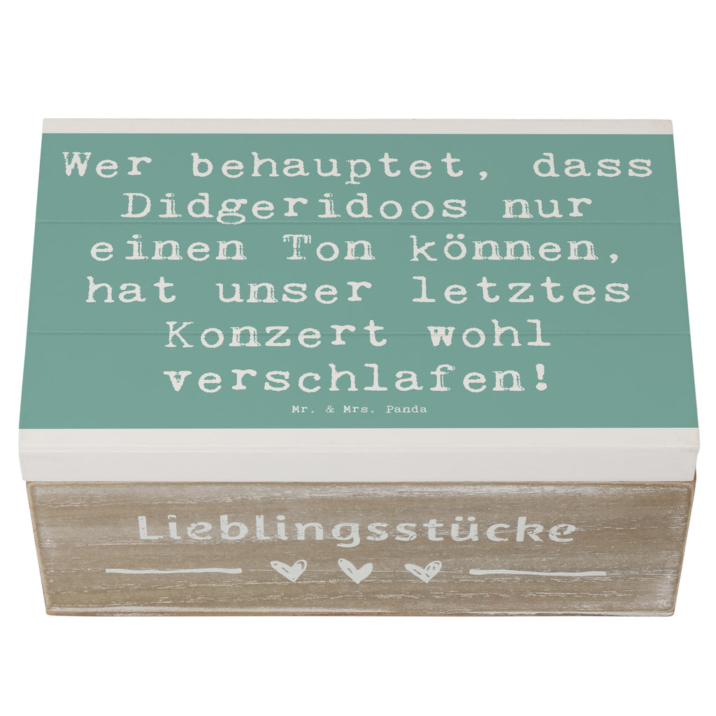 Holzkiste Spruch Didgeridoo Konzert Holzkiste, Kiste, Schatzkiste, Truhe, Schatulle, XXL, Erinnerungsbox, Erinnerungskiste, Dekokiste, Aufbewahrungsbox, Geschenkbox, Geschenkdose, Instrumente, Geschenke Musiker, Musikliebhaber