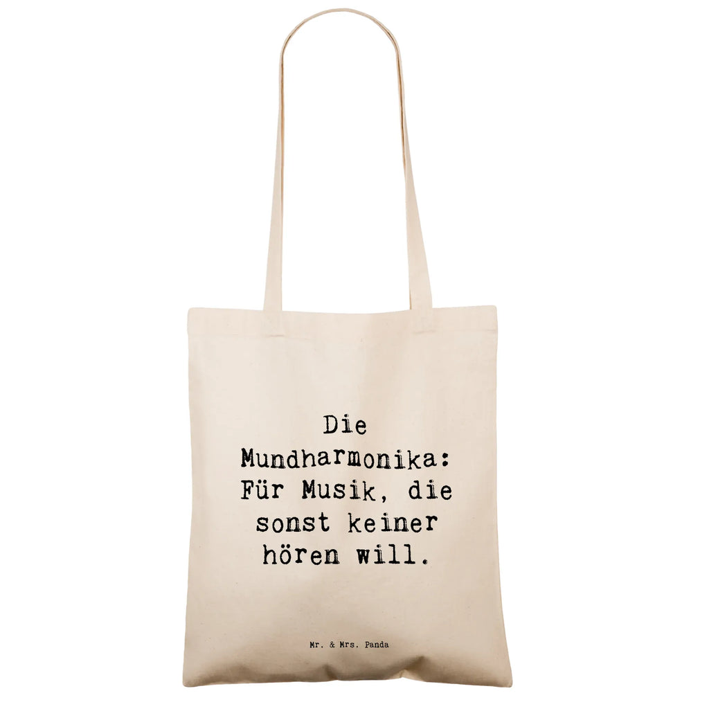 Tragetasche Die Mundharmonika: Für Musik, die sonst keiner hören will. Beuteltasche, Beutel, Einkaufstasche, Jutebeutel, Stoffbeutel, Tasche, Shopper, Umhängetasche, Strandtasche, Schultertasche, Stofftasche, Tragetasche, Badetasche, Jutetasche, Einkaufstüte, Laptoptasche, Instrumente, Geschenke Musiker, Musikliebhaber