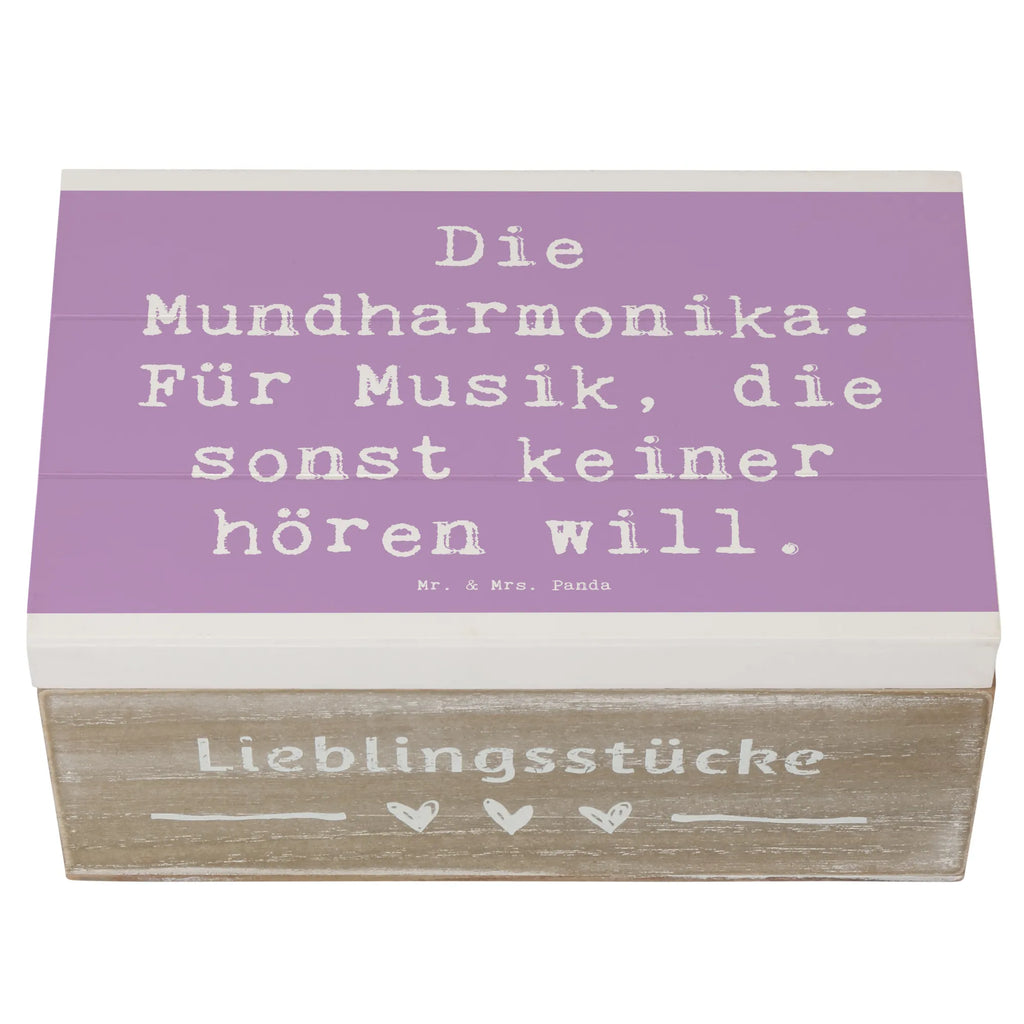 Holzkiste Spruch Musik Mundharmonika Holzkiste, Kiste, Schatzkiste, Truhe, Schatulle, XXL, Erinnerungsbox, Erinnerungskiste, Dekokiste, Aufbewahrungsbox, Geschenkbox, Geschenkdose, Instrumente, Geschenke Musiker, Musikliebhaber